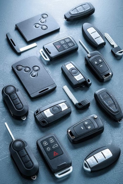 Car key selection